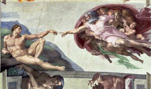 Sistine Chapel Ceiling: The Creation of Adam